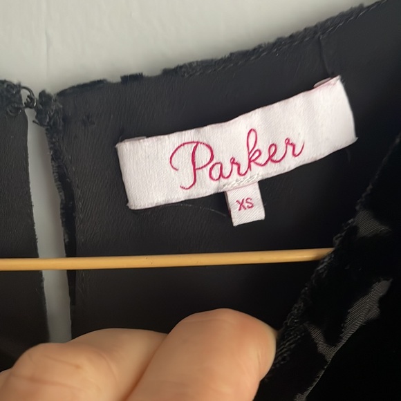 Parker velvet long sleeve mini dress, size XS - Picture 4 of 8